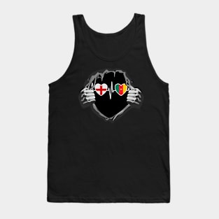 England And Cameroon Flag Flags Tank Top